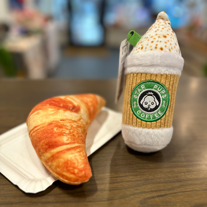 Croissant - Plush Squeaky Toy