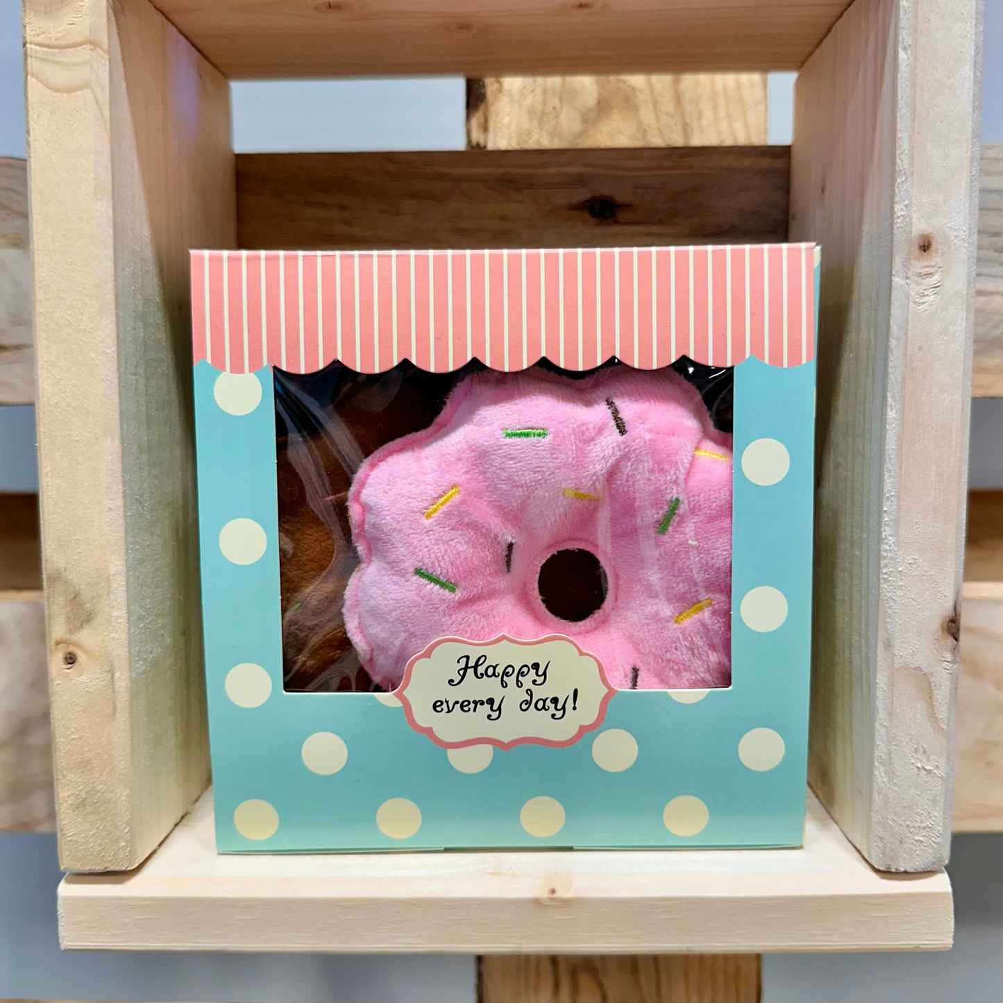 Donut Box Set - Plush Squeaky Toy