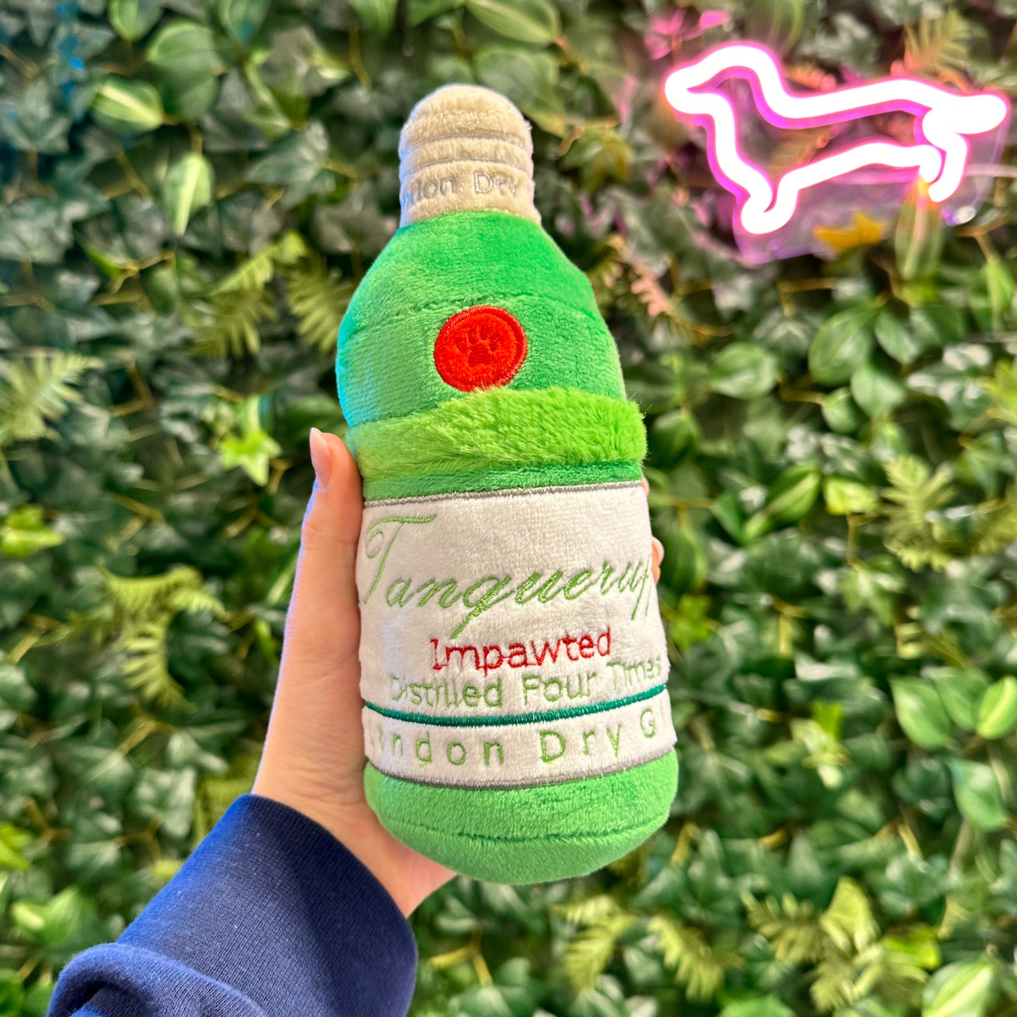 “Tanqueruff Gin" - Plush Squeaky Toy