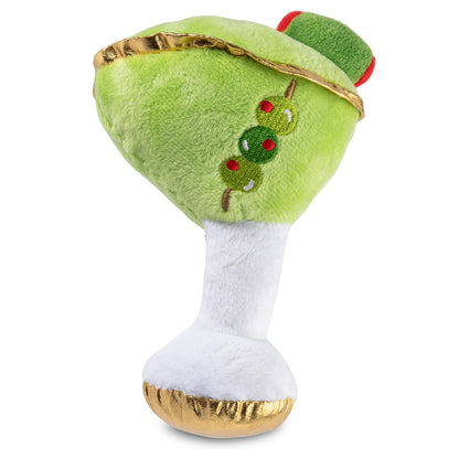 “Dirty Muttini” Cocktail - Plush Squeaky Toy