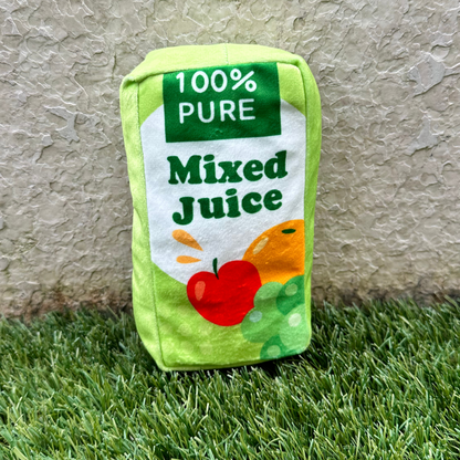 Mixed Juice Box - Plush Squeaky Toy