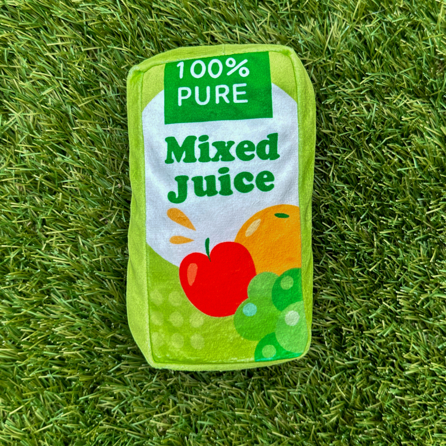 Mixed Juice Box - Plush Squeaky Toy