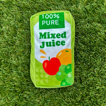 Mixed Juice Box - Plush Squeaky Toy