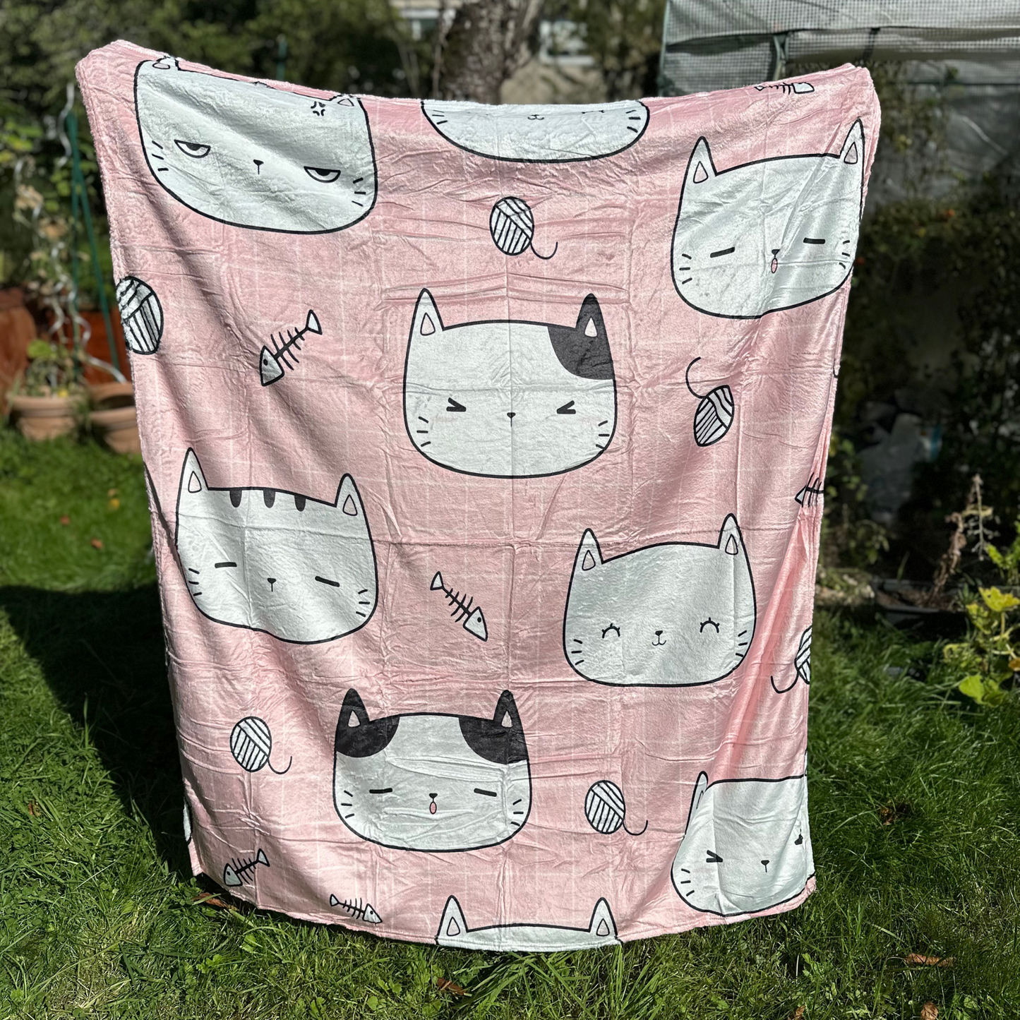 “Purrfectly Pink” - Plush Blanket