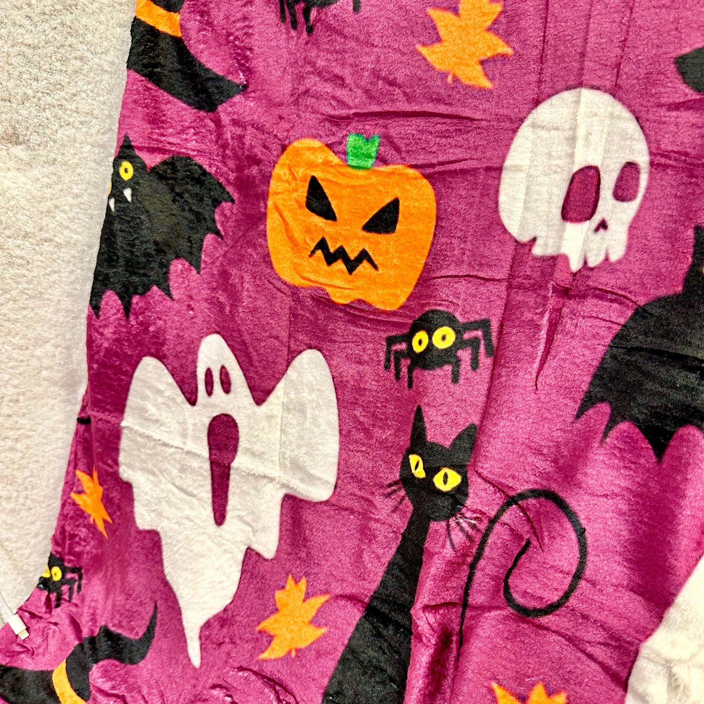 Halloween Cat - Plush Blanket