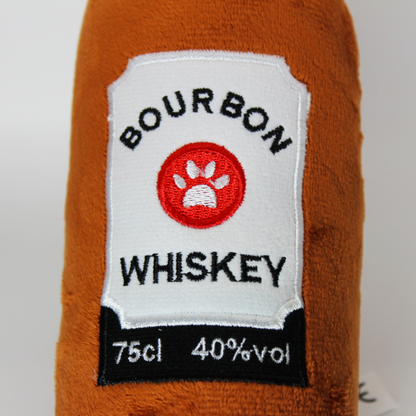 Whiskey Bottle - Plush Squeaky Toy